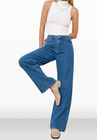 Trendyol Vaqueros a campana - blue