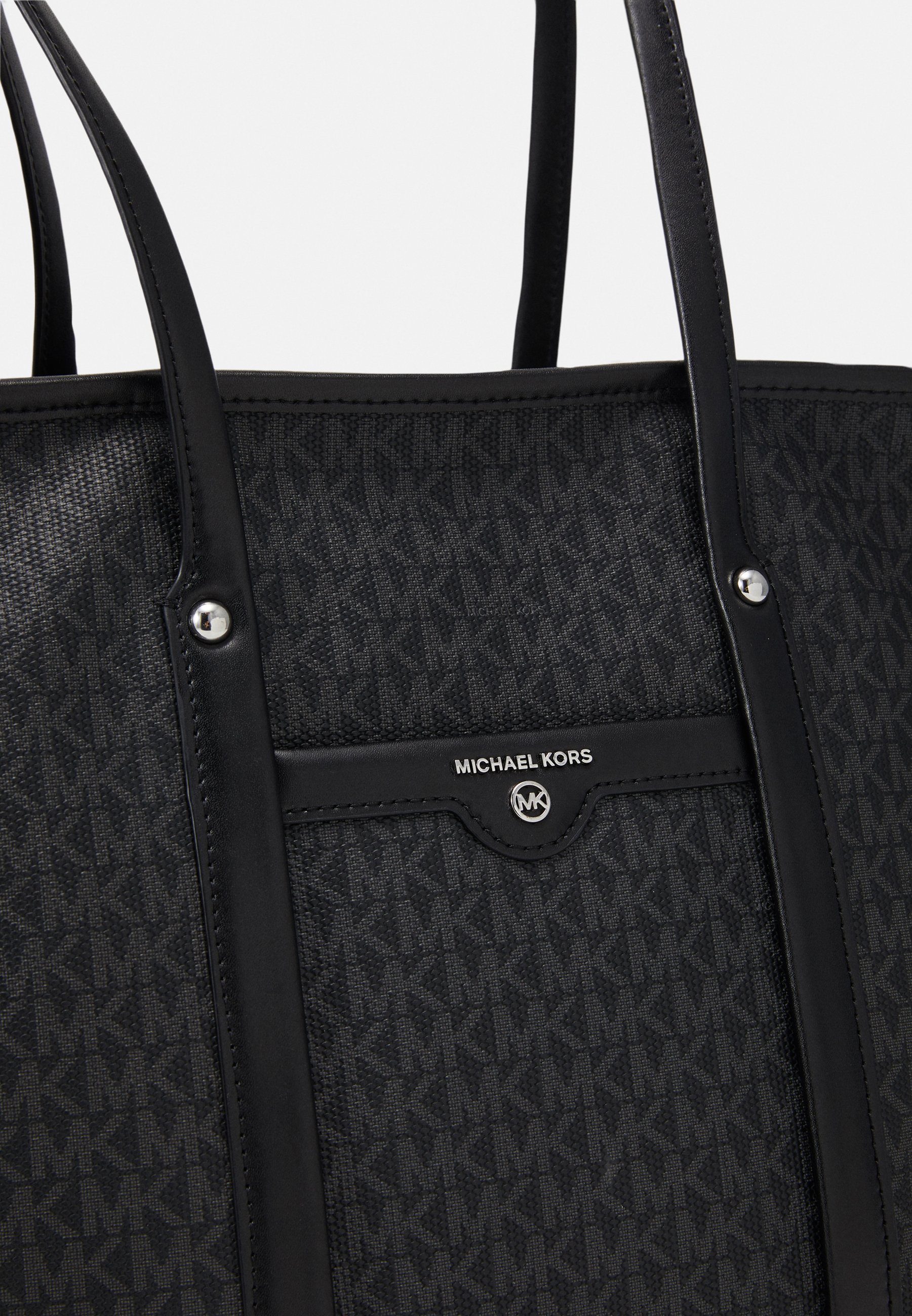 michael kors shopping bag black