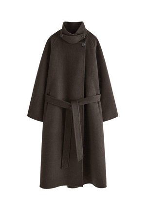 Lindex, Trenchcoat - dark brown melange
