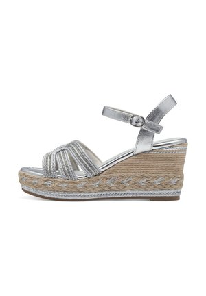 Espadrillas - grau silver comb