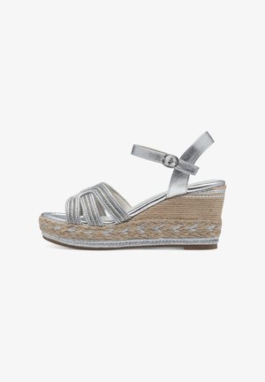 Marco Tozzi Espadrillas - grau silver comb
