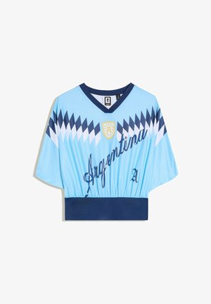 Bershka, FIFA TSHIRT - T-shirt imprimé - light blue