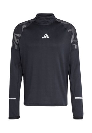 adidas Performance ULTIMATE VIS REFLECTIVE 1/2-ZIP - Langærmet T-shirt - black
