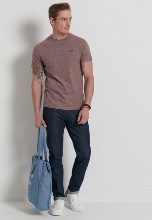 T-shirt basic - tois burgundy grit
