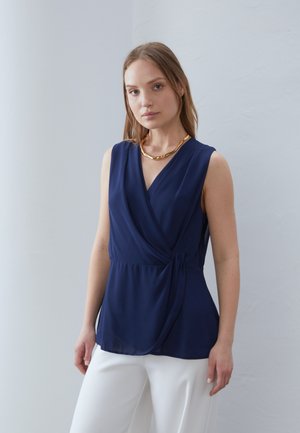 Anna Field Top - dark blue