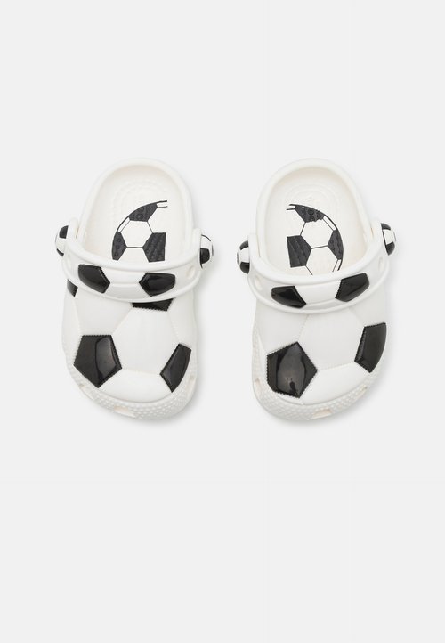 Crocs Zuecos de niños Classic Soccer Ball Clog T Negro — foto 4