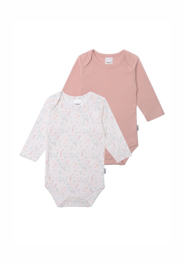 SET 2-TLG BLÜMCHEN - Body - rosa