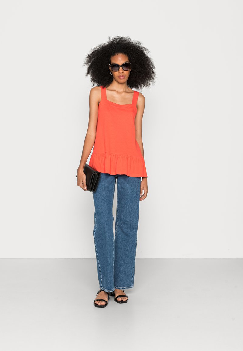 Damen T-Shirts | GAP PEPLUM Top new coral/rot - ET21488 Damen T-Shirts | GAP PEPLUM Top new coral/rot - ET21488