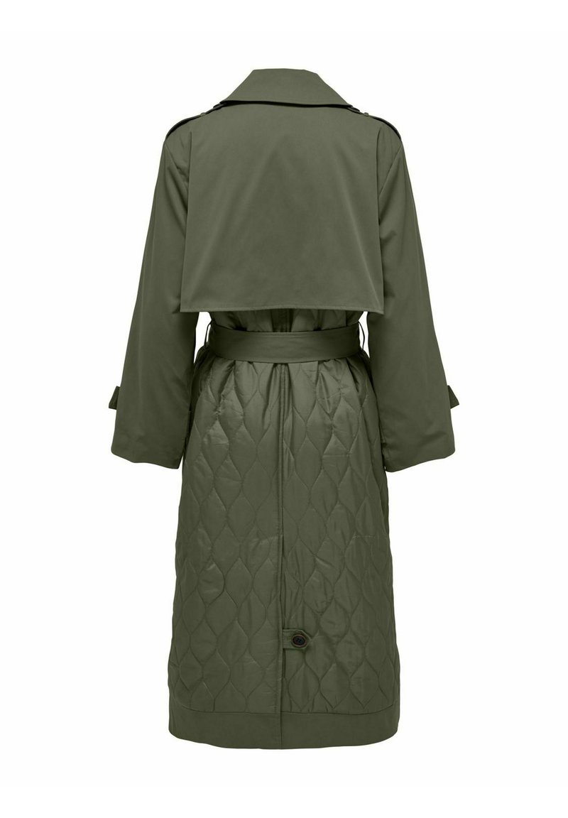 ONLY FLY-AWAY KRAGEN - Trenchcoat - khaki - Zalando.de