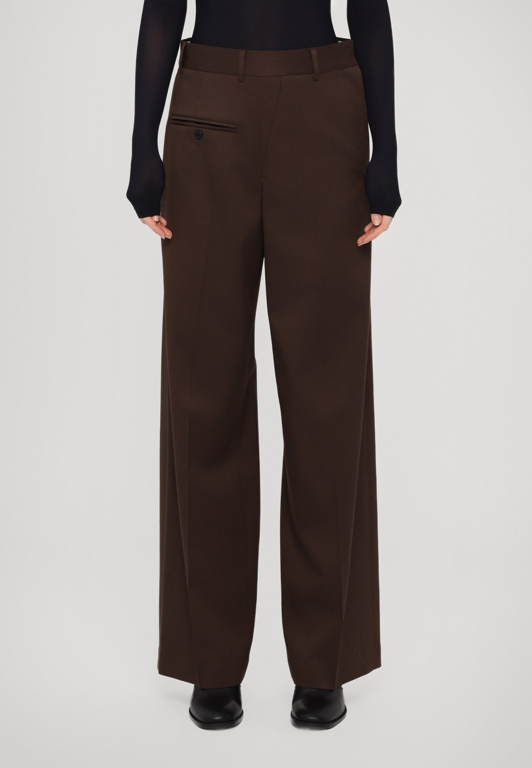 ボトムスその他 MM6 MAISON MARGIELA Women Pants S52KA0523M35244961 Brown MM6 Maison Margiela PANTS - Trousers - brown/dark brown