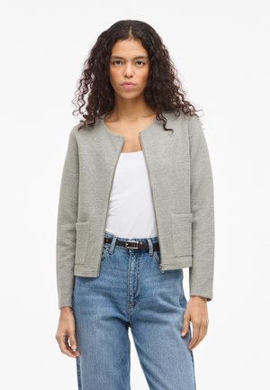 VILA, VIGARDEN CARDIGAN - Cardigan - light grey melange