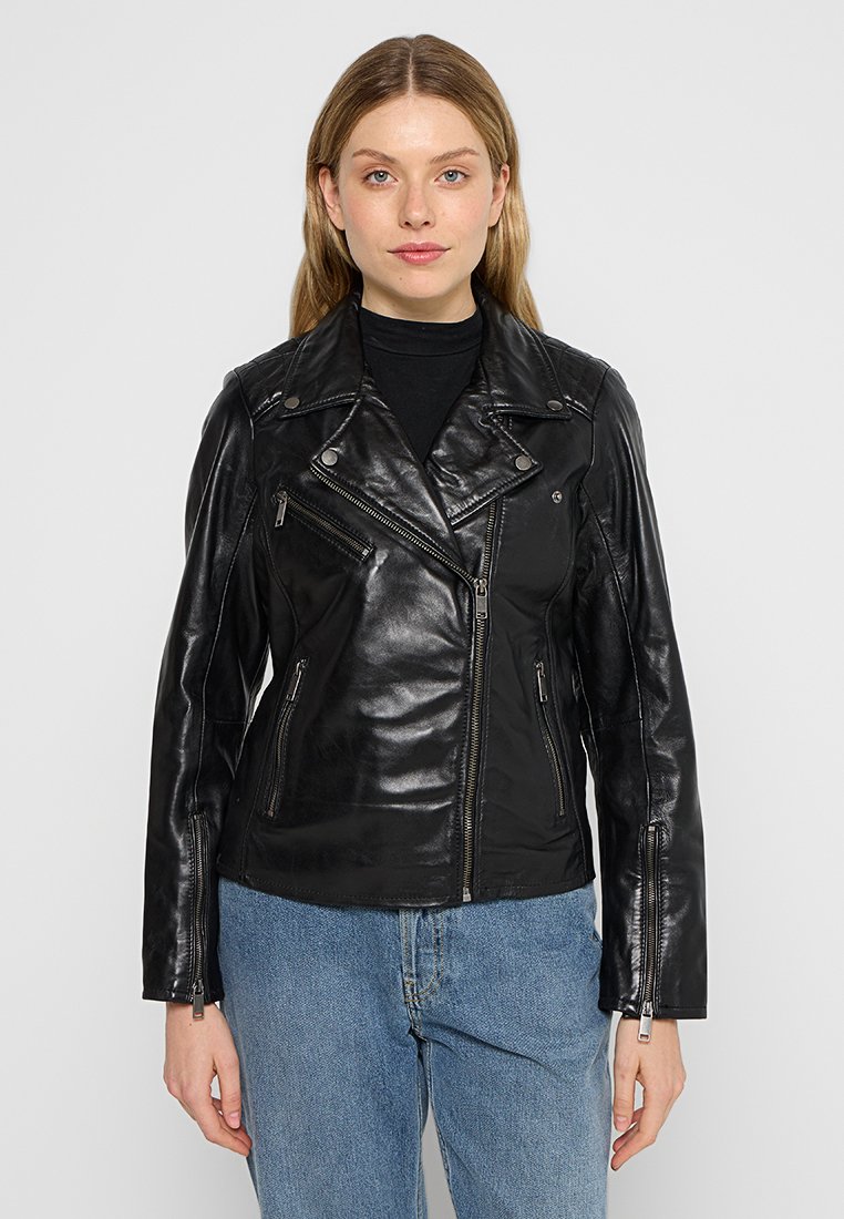 Lee Cooper Leren jas zwart Lee Cooper Leren jas zwart