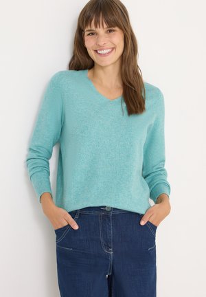 Strickpullover - grün