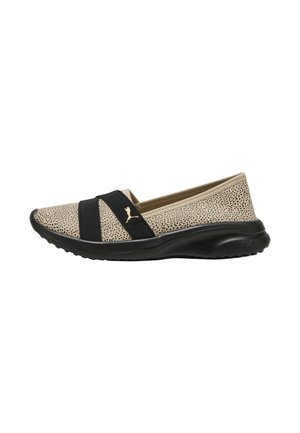 Puma ADELINA 2 TOPCAT - Ballerinasko - toasted almond-puma black