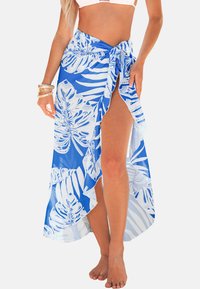 Cupshe Complementos de playa - dark blue floral