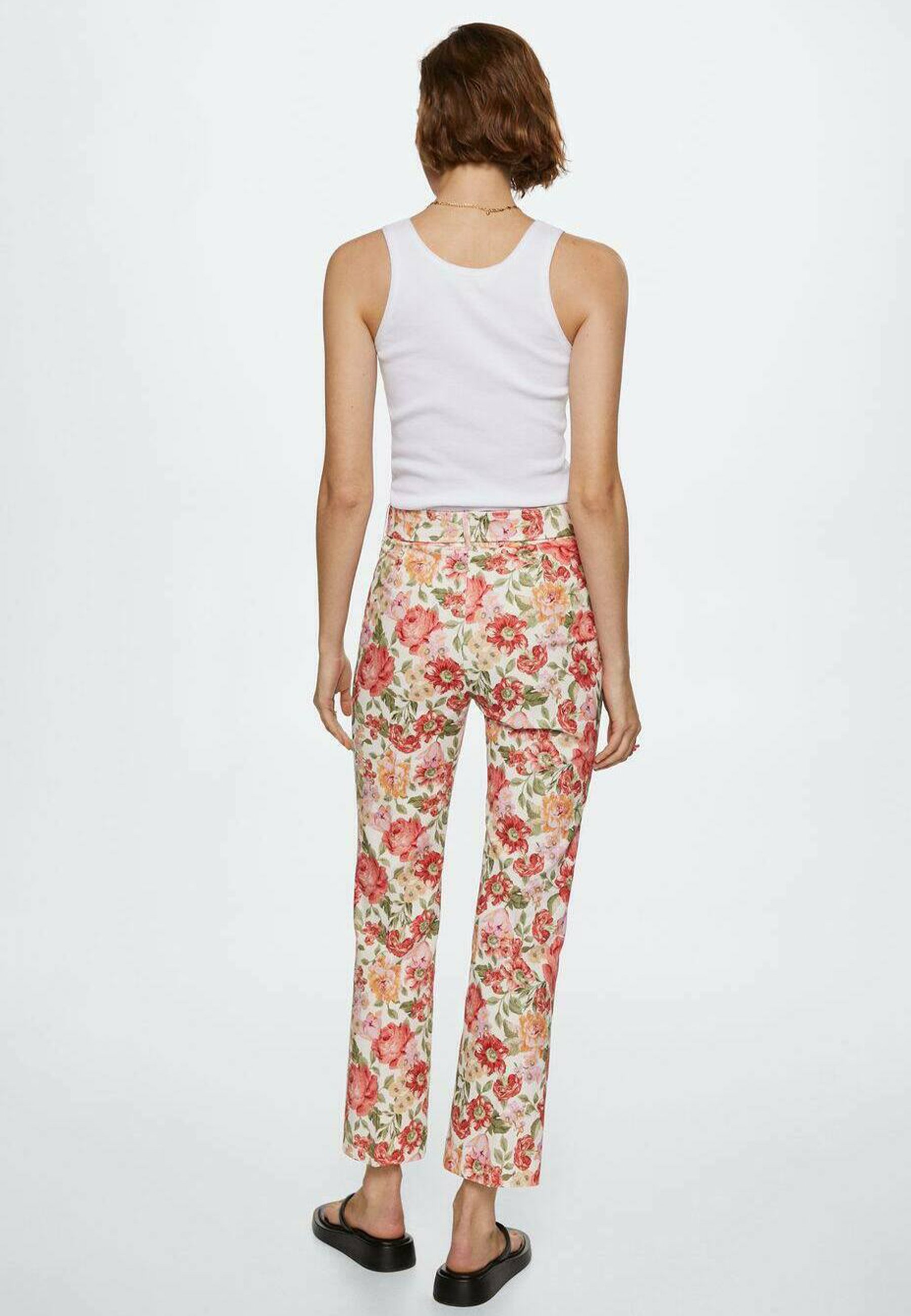 Mango BARI - Trousers - blanc cassé/off 