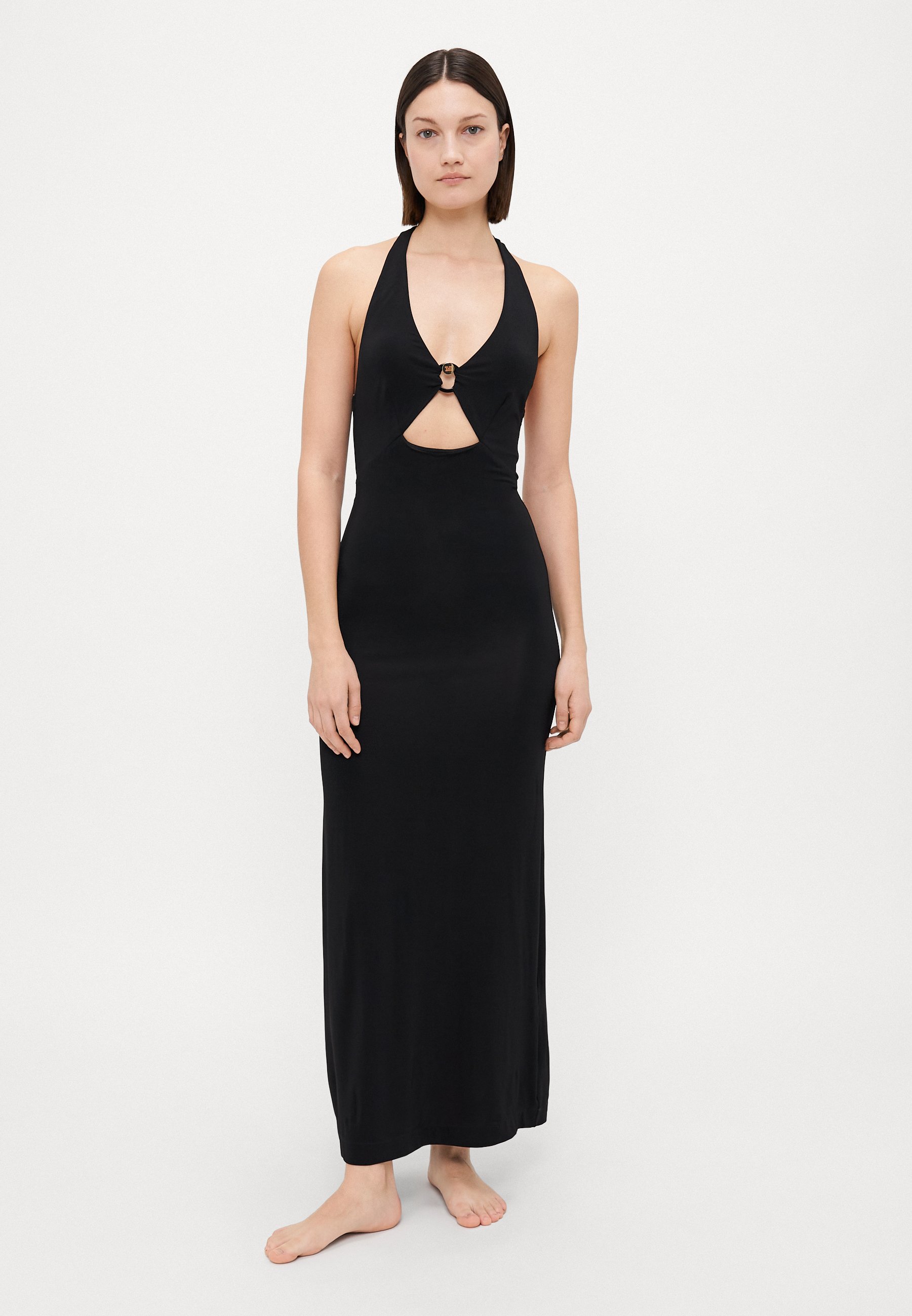 【Max Mara】Ghiotto カットアウト ホルターネック マキシ Max Mara Beachwear GHIOTTO - Beach accessory - black