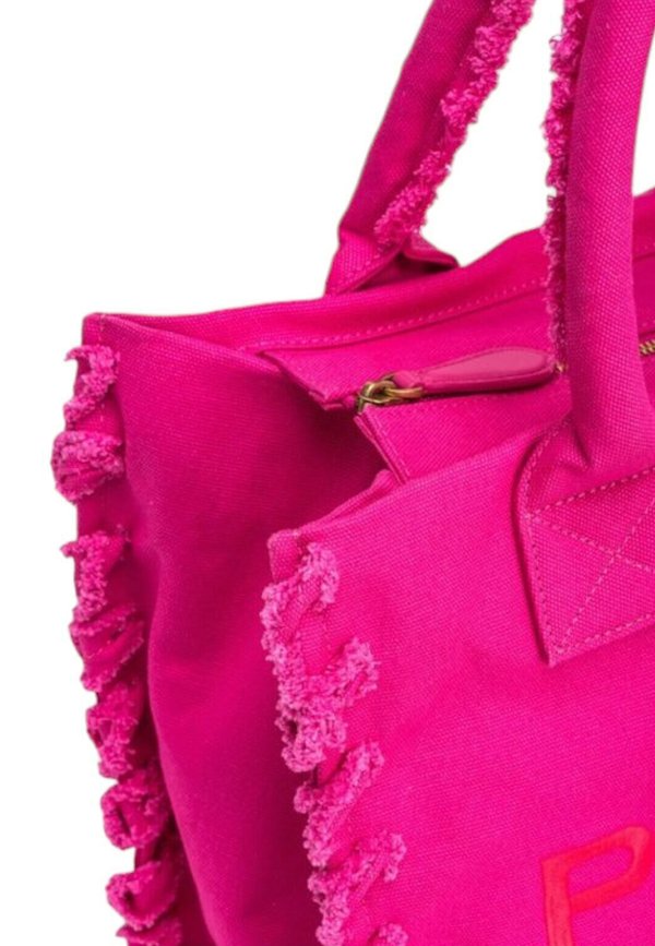 BEACH RICICLATO UNITO - Tote bag - fuxia4