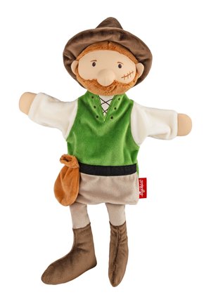 HANDSPIELPUPPE RÄUBER PLÜSCHFIGUR NSPIEL - Peluche - grün