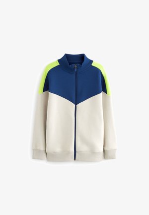 COLOURBLOCK THROUGH TOP STANDARD - Felpa con zip - blue