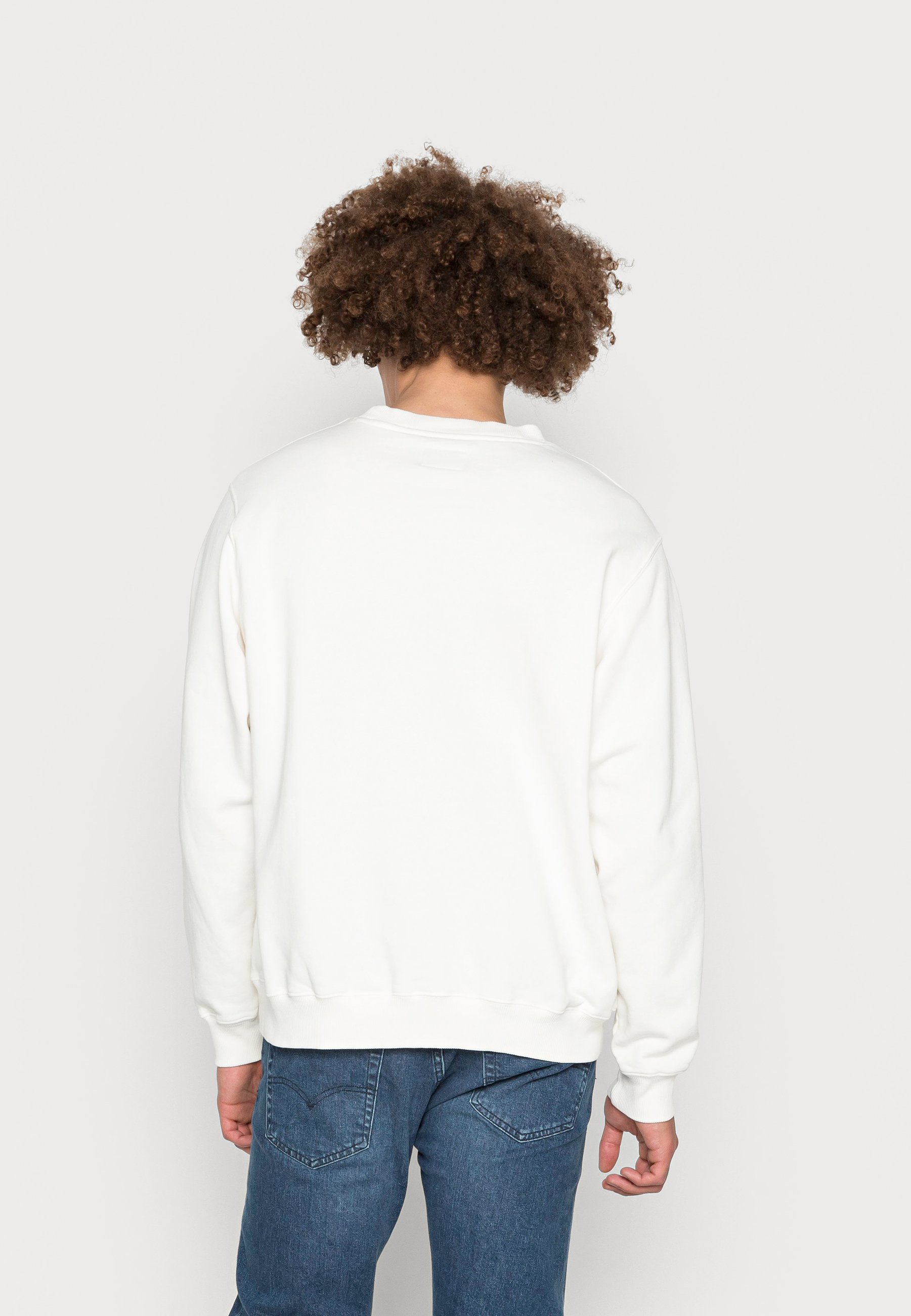 Nudie Jeans LASSE - Sweatshirt - chalk 