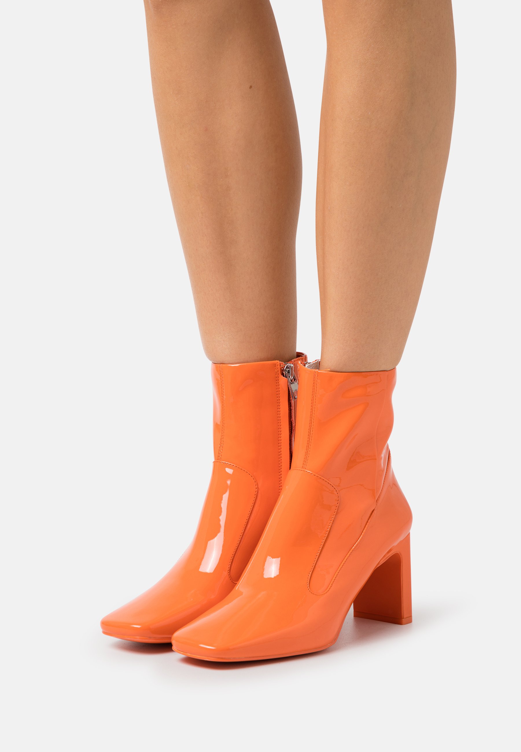 Orange Gogo Boots For Women ubicaciondepersonas.cdmx.gob.mx