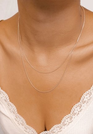 Hey Happiness, LAYERED SNAKE - Necklace - rosegoldfarben