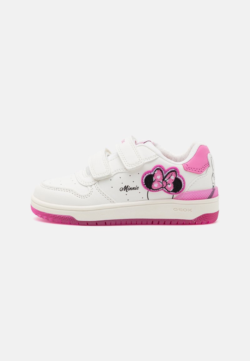 Geox - DISNEY MINNIE WASHIBA GIRL - Sneaker low - white/fuchsia, Vergrößern