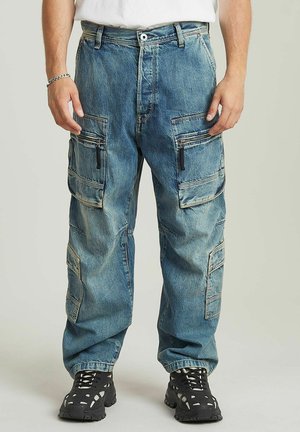 MULTI POCKET CARGO - Relaxed fit jeans - antique faded laguna