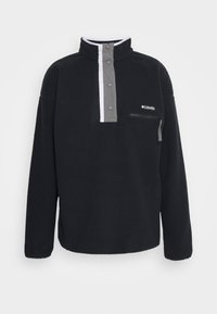HELVETIA™ HALF SNAP - Pulover din fleece - black