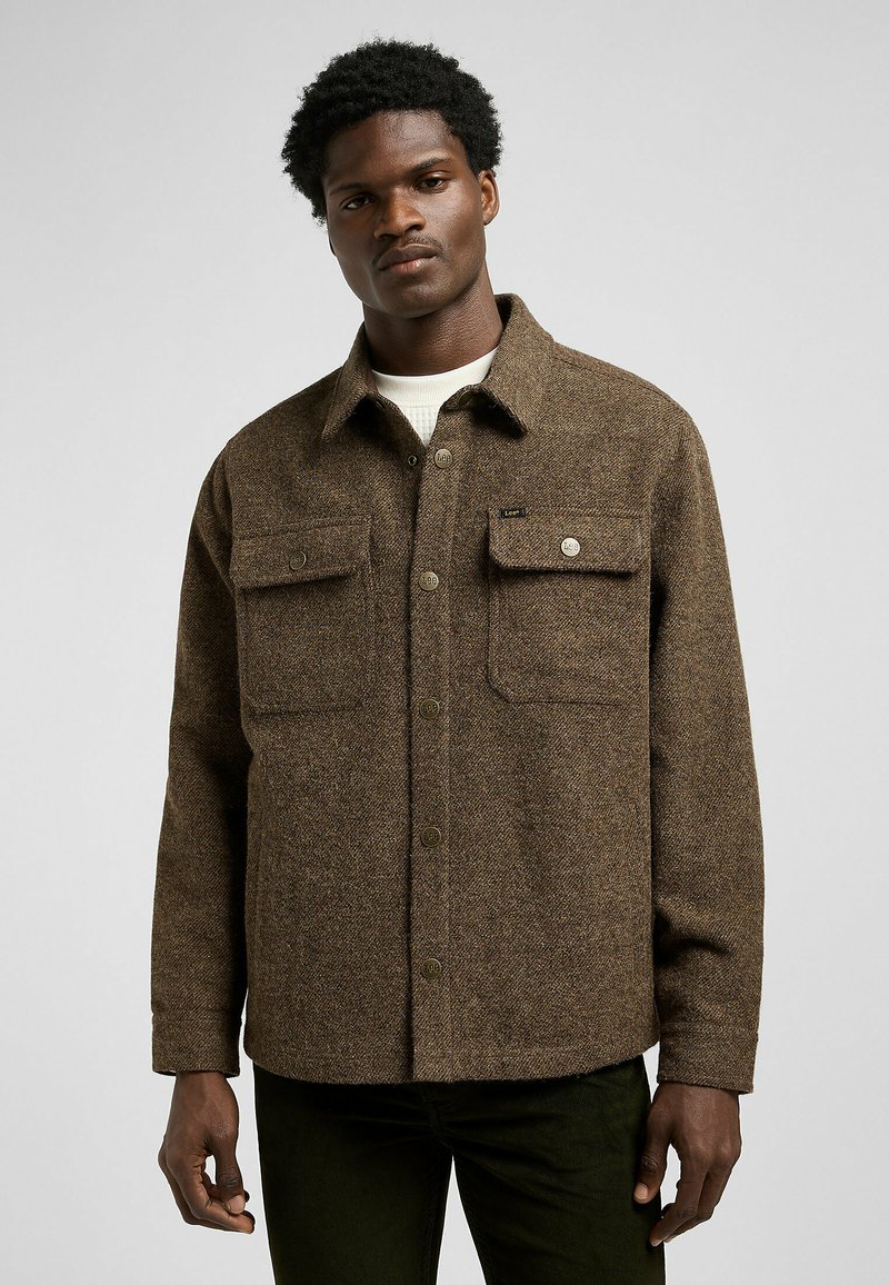 Lee LONG SLEEVE  - Tunn jacka - brown jaspe