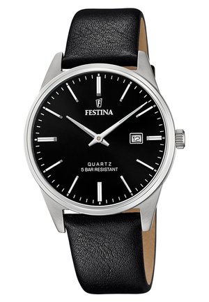 Montre - schwarz silberfarben