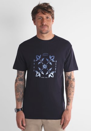CROSS - T-shirt imprimé - deep marine