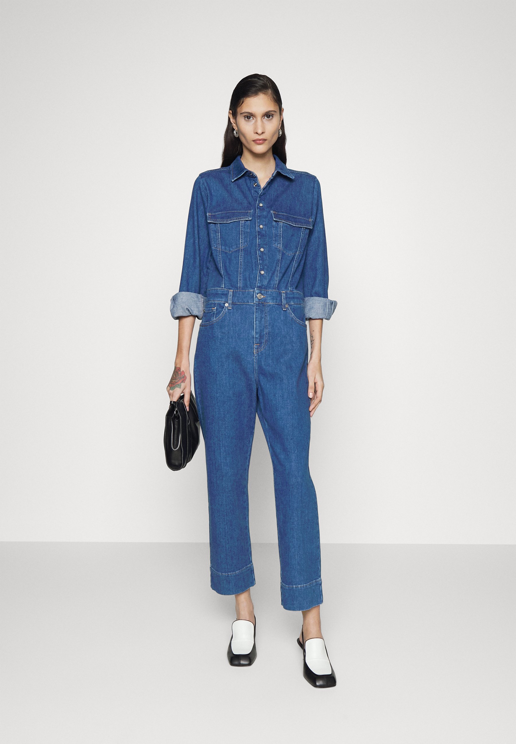 mankind LUXE SOUL - Jumpsuit - mid blue 