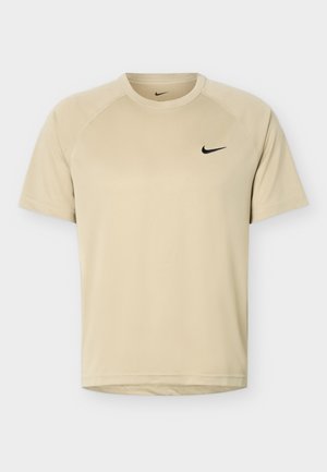 Nike Performance, FLEX - Sports T-shirts - desert khaki/black