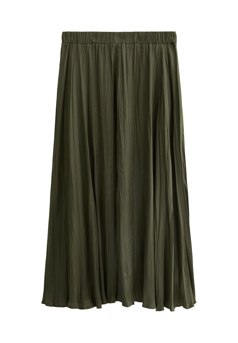 New Look CRINKLE - Pleated skirt - khaki - Zalando 