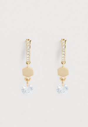 HEX DROP HOOP - Náušnice - gold-coloured
