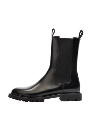 WOOSTER - Stivali alti - black /brushed calf