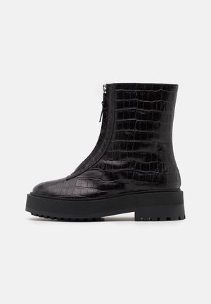 Bottines à plateau - black