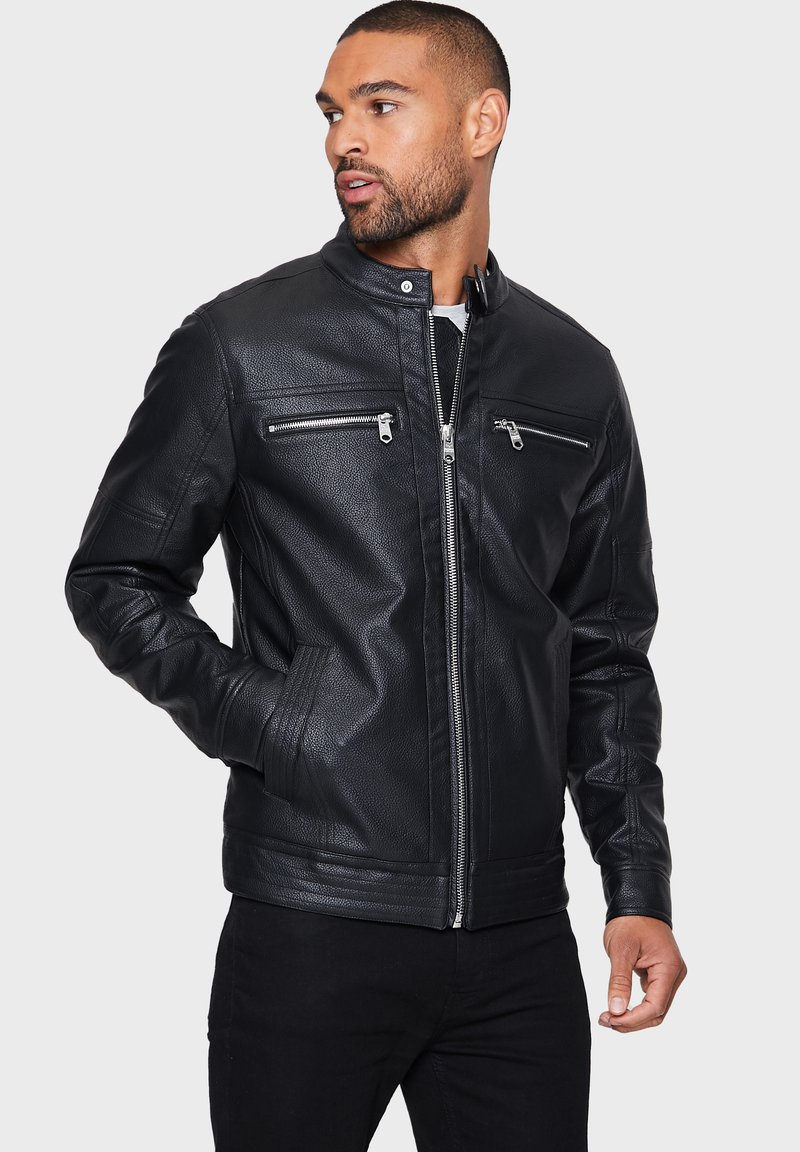 Threadbare Faux leather jacket black Zalando.de