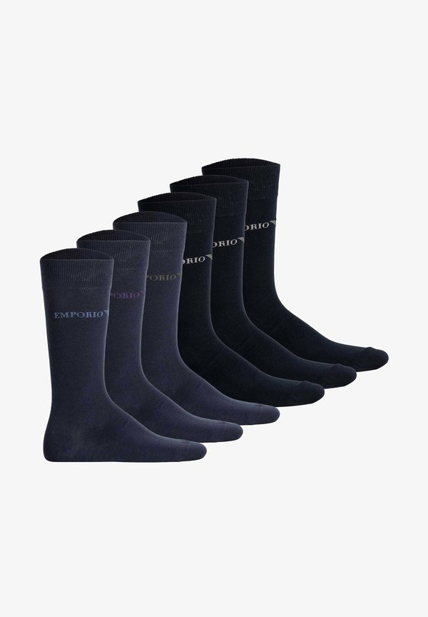 6ER PACK - Socks - schwarz marine