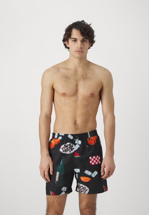 SLATER SWIM TRUNKS - Swimming shorts - isis maria dinner/black