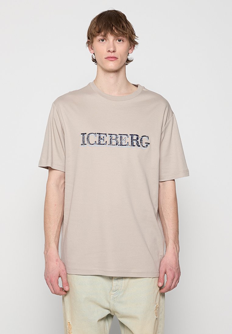 Iceberg T-shirt print beige
