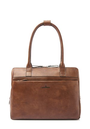 VERA RFID - Notebooktasche - cognac
