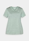 TECH TWIST - Sports T-shirt - silica green/white