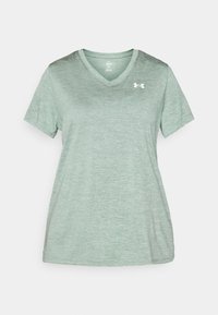 TECH TWIST - T-Shirt sport - silica green/white