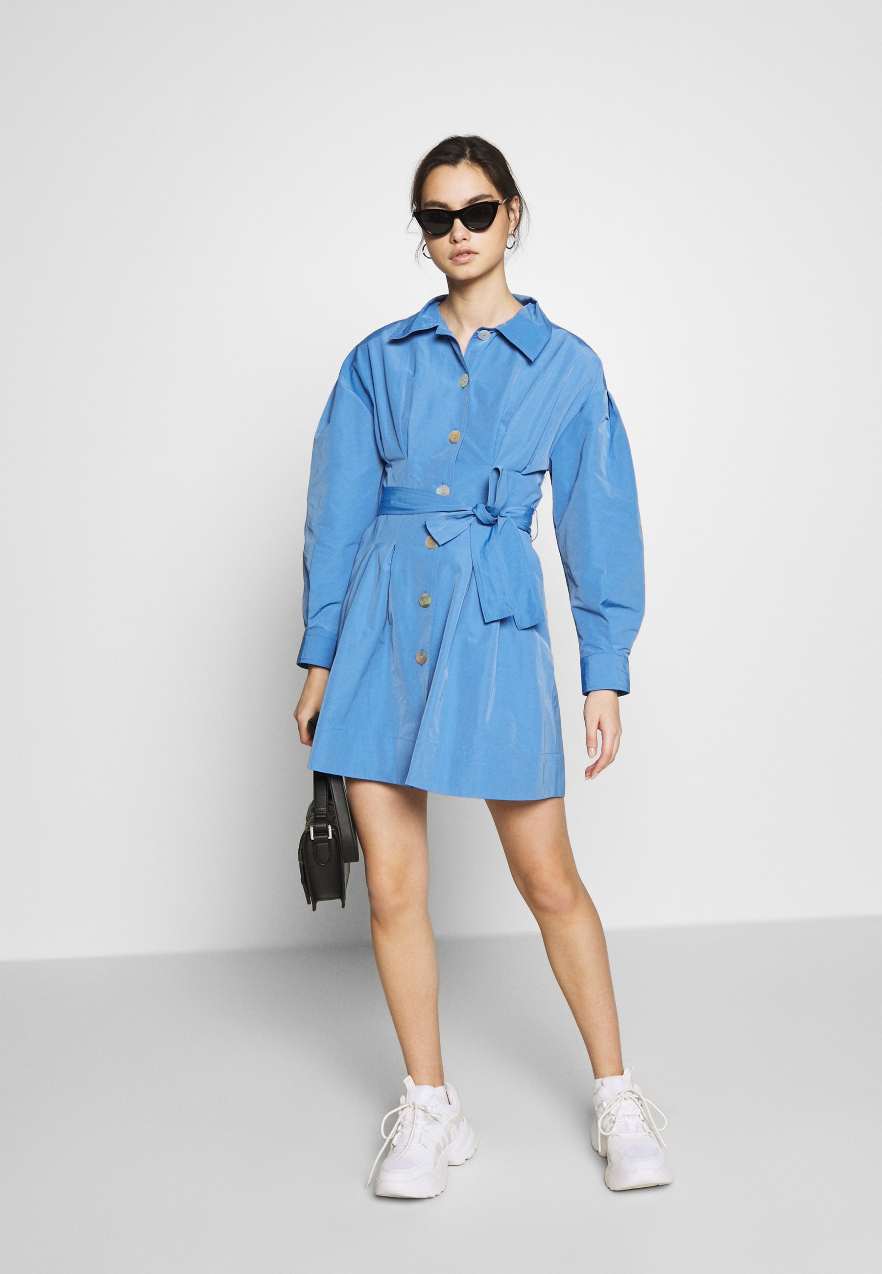 Who What Wear THE A LINE DRESS Skjortekjole royal blue Who What Wear THE A LINE DRESS - Skjortekjole - royal blue