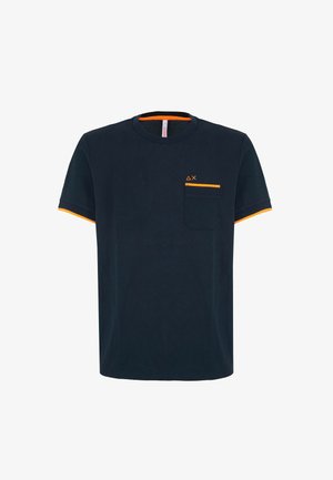 Sun68, SMALL STRIPE - T-shirt basic - navy blue