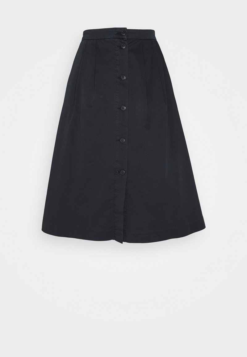 Tommy Hilfiger Falda acampanada - dark blue