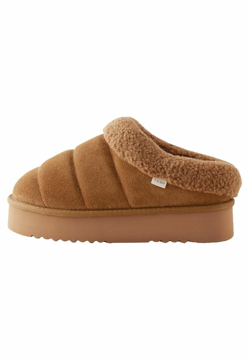 Next REGULAR FIT - Pantolette flach - tan brown